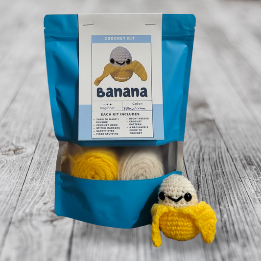 Banana Crochet Kit