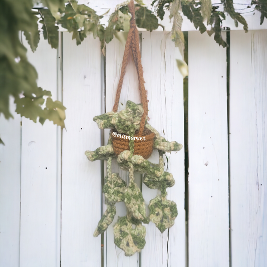 Crochet Monstera Plant